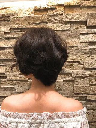 ショート カラー ヘアアレンジ 立川 allu所属・立川 allu｜細谷 ションのヘアスタイル