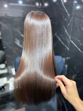 ロング JIN|乾かしただけ 美髪矯正本格髪質改善のヘアスタイル