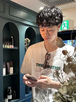 メンズ パーマ 【メンズカット/パー マ✂️】momo🌷のヘアスタイル