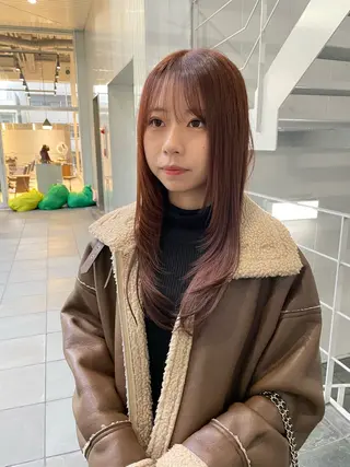 セミロング 栄　mighty by H所属・不破一輝/栄/矢場町 ボブ/レイヤー/艶髪のヘアスタイル