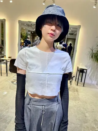 ミディアム 【ロングウルフカット 姫カット】伊藤裕哉のヘアスタイル