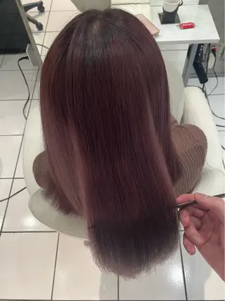 セミロング SYU/表参道 /艶カラー/縮毛矯正のヘアスタイル