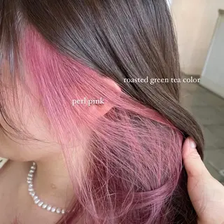 カラー 中村 帆花のヘアスタイル