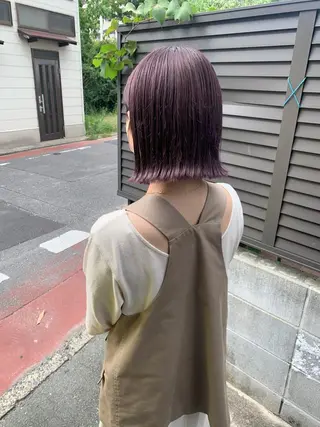 ミディアム カラー Fuuu《フゥ》所属・シノザキ シンゴのヘアスタイル