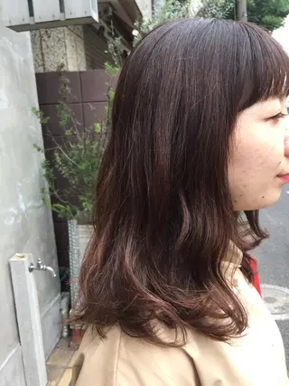 ミディアム カラー 💘透明感カラー💘 沖本 将宏のヘアスタイル