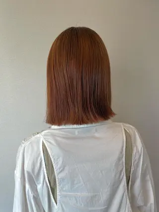 ミディアム カラー ボブ/髪質改善/ soiナカジママドリのヘアスタイル