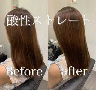 セミロング 【酸性ストレート】 宮下和明のヘアスタイル