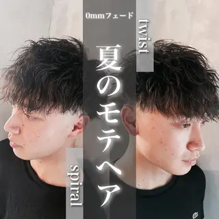 ショート パーマ メンズ メンズパーマ/ メッシュ😎タクミのヘアスタイル