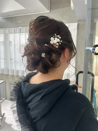 ヘアアレンジ にった みずきのヘアスタイル