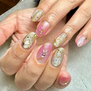 ネイル nail&eyelash mate所属・京都/東向日/桂 ayumiのネイルデザイン