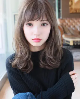 ミディアム カラー ガレリアエレガンテ栄店所属・ガレリア エレガンテ栄のヘアスタイル