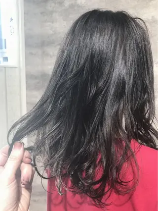 セミロング カラー Blanco 村松 美里のヘアスタイル