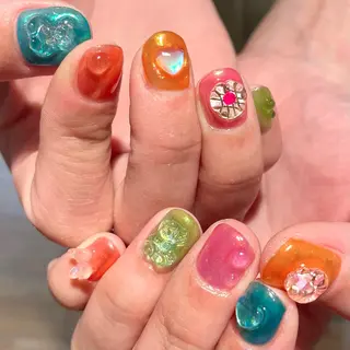 ネイル 新井 ひなののネイルデザイン