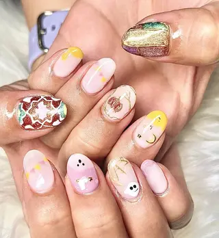 ネイル nail poppo フィルイン推奨🕊️のネイルデザイン