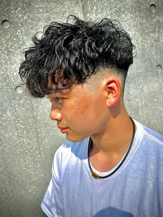 パーマ メンズ men's salon SOL所属・TAIYO帯広/ メンズパーマ/波巻きのヘアスタイル