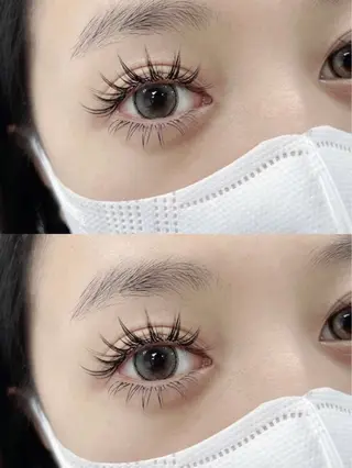 マツエク・マツパ Angela エステサロンのマツエク・マツパデザイン