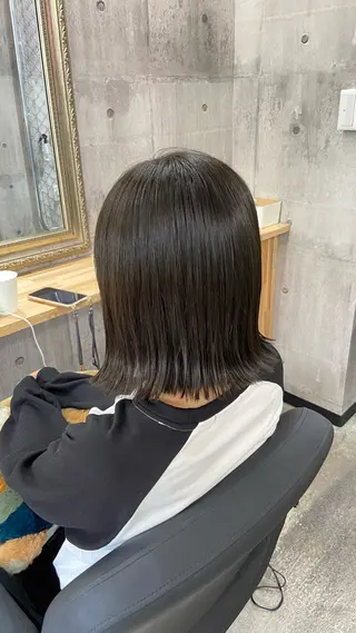 ショート カラー Sunny side 大名   RIOのヘアスタイル