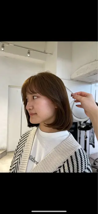 カラー スパイキーショート/ センターパート/奈菜のヘアスタイル