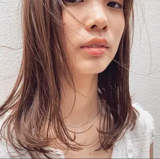 ミディアム カラー 高田 翔平のヘアスタイル