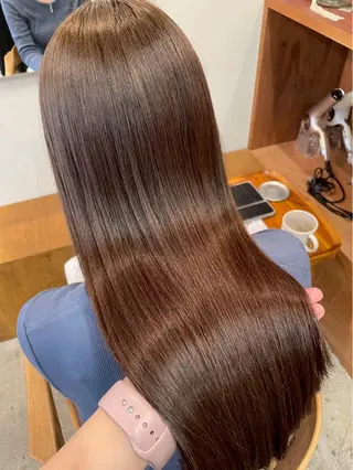 カラー Asumi/伏見 /ブリーチ/花屋併設のヘアスタイル