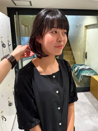 ミディアム カラー Ocean Hair&Life  【オーシャンヘアーアンドライフ】所属・水田 成美のヘアスタイル