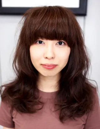 セミロング カラー 大西 カズマのヘアスタイル