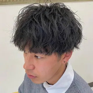 パーマ メンズ 年間2000名担当◎ パーマ職人/仲原佑樹のヘアスタイル