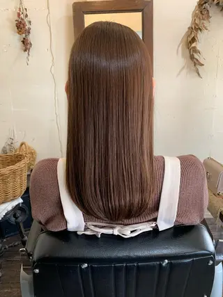 ロング ＊くせ毛に特化＊ 【yun】のヘアスタイル