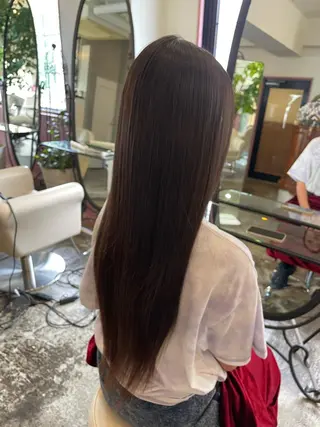 ロング カラー パーマ キッズ 表参道Lise おおいしおりのヘアスタイル