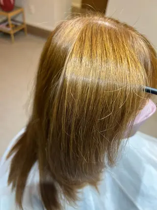 ロング カラー フェムフィット導入 個室空間✨佐藤華成のヘアスタイル