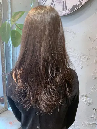 ロング カラー パーマ 田中 まりなのマツエク・マツパデザイン
