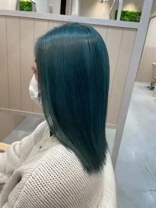 ミディアム カラー カラー特化型美容師 保住のヘアスタイル