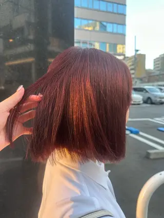 ロング カラー パーマ ヘアアレンジ メンズ キッズ ♥️韓国ヘア レイヤー♥️ゆりのヘアスタイル
