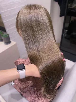 ロング カラー 銀座/韓国レイヤー/ 艶カラー🍓原田侑依のヘアスタイル