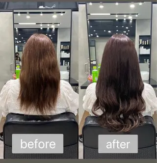 ミディアム 濱川響太レディース カットモデルのヘアスタイル