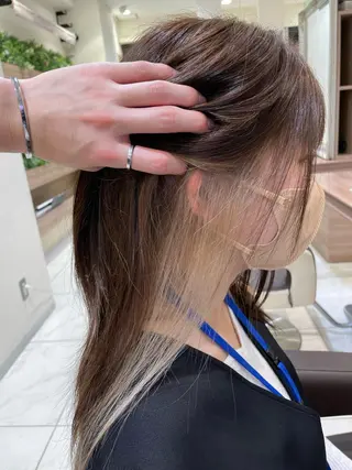 ロング カラー ✨武内凌太✨ 複雑履歴/ムラ修正のヘアスタイル