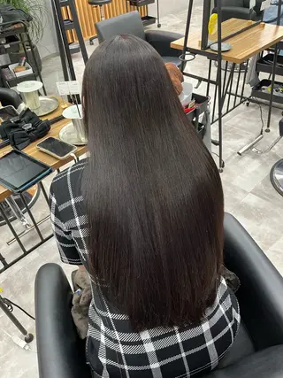 ロング 奥野碧🌈艶髪 /ダメージレスカラーのヘアスタイル
