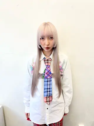 セミロング カラー HARU//原宿🤍 リピート率NO.1のヘアスタイル