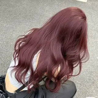 ロング カラー ヘアアレンジ nonoka オリーブ/レイヤーのヘアスタイル