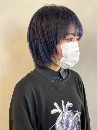 ミディアム カラー 🦋レイヤーカット ミドリカワ🦋のヘアスタイル