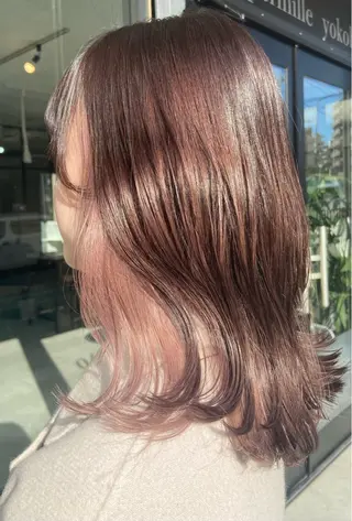 ミディアム カラー 韓国風愛されヘア 🇰🇷RITO🎀のヘアスタイル