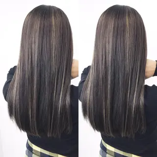 ロング カラー TATSUYA アートディレクターのヘアスタイル