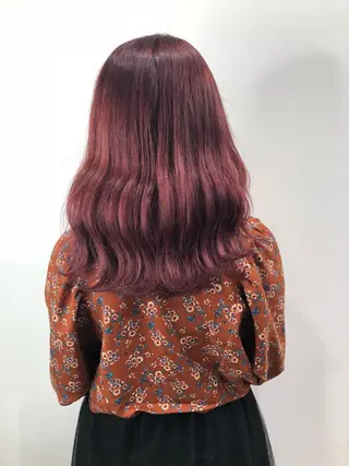 ミディアム カラー  渡部 妃月のヘアスタイル