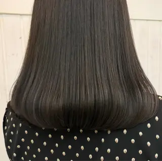 ミディアム カラー 前髪顔周り✂️店長 ❤️アマミヤ❤️のヘアスタイル