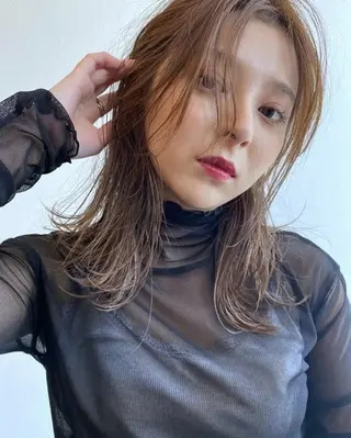 ミディアム カラー 津田 祐輔のヘアスタイル