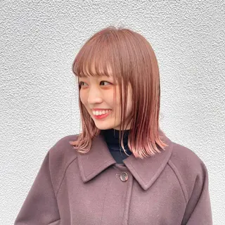 ミディアム カラー F.hair salon所属・ハイトーン×髪質改善 🌈しゅんだい🌈のヘアスタイル