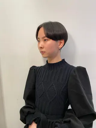 ショート 似合わせカット /パーマ岡本淳平のヘアスタイル