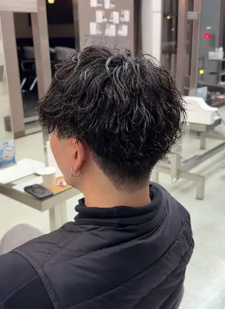 ショート パーマ 小芝涼介/レイヤー /メンズパーマ✂️のヘアスタイル