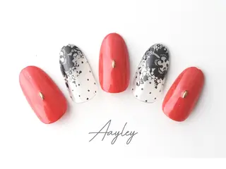 ミディアム カラー ヘアアレンジ ネイル Aayley(アイリー)Salon所属・Aayley アイリ―サロンのネイルデザイン