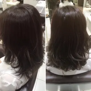 ロング カラー 髪質改善/ 艶髪カラー/益田直幸のヘアスタイル